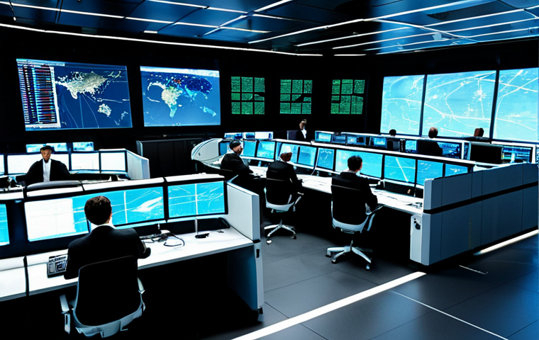 AI-Enhanced Air Traffic Control**
"A modern air traffic control room, showing air traffic controllers working at their stations, surrounded by holographic displays and AI interfaces. The scene depicts a safe and efficient operation, with AI assisting in managing air traffic flow. Everyone is fully clothed in professional attire. Safe for work, appropriate content, professional environment, perfect anatomy, natural proportions, high quality."
**