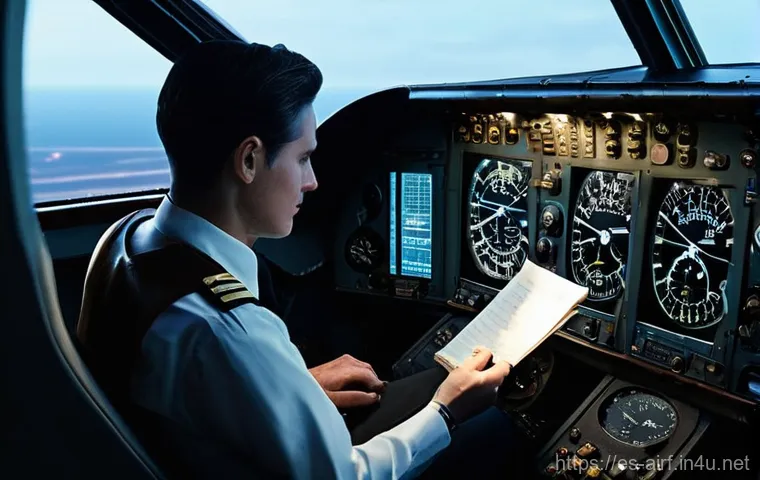공군 파일럿 비행기록 - **Prompt:** "A captivating visual contrasting the past and present of aviation record-keeping. On th...